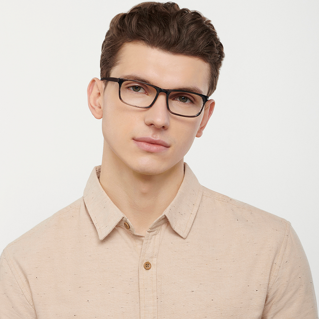 Vincent Chase Online Black Full Rim Rectangle left side