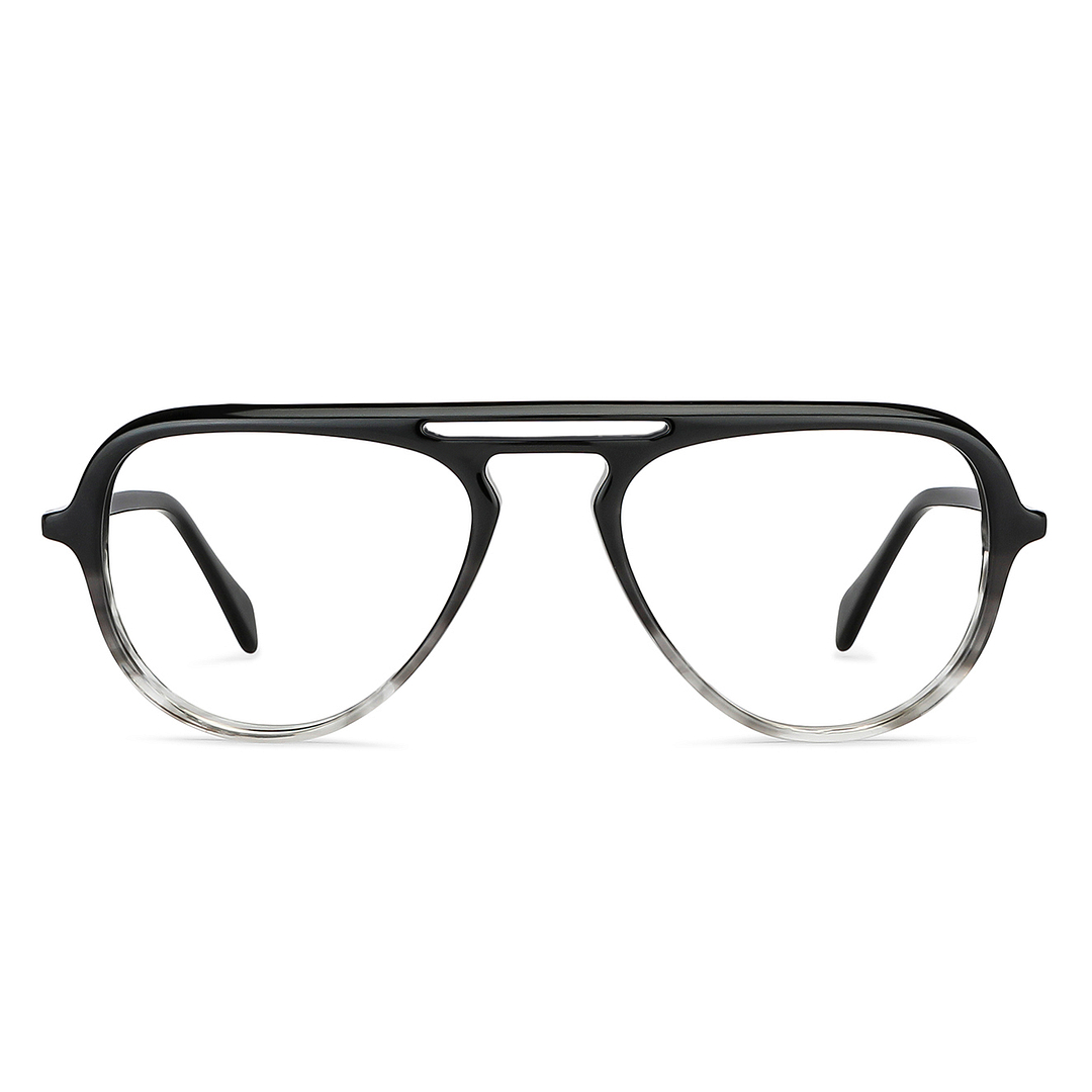 Vincent Chase Online Black Full Rim Aviator left side