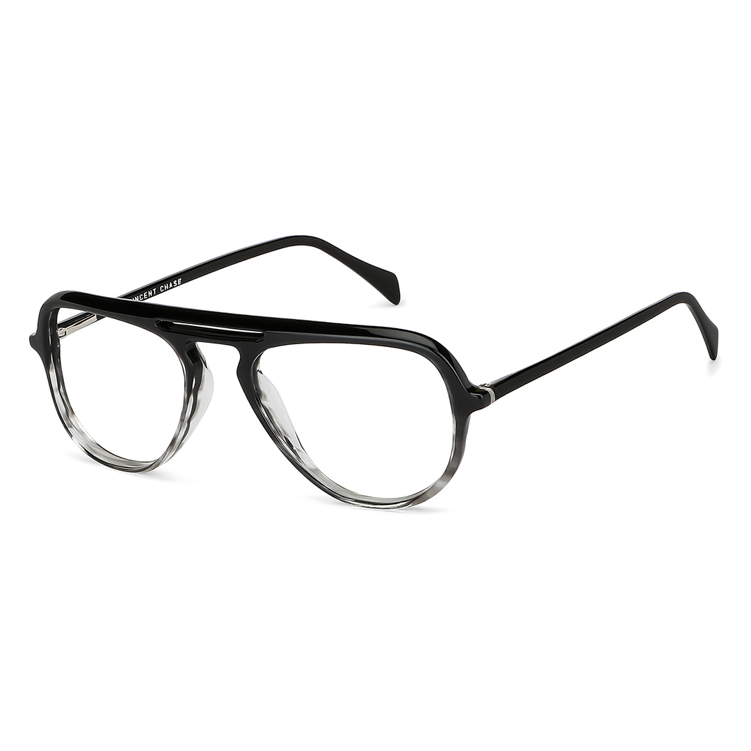 Vincent Chase Online Black Full Rim Aviator right side