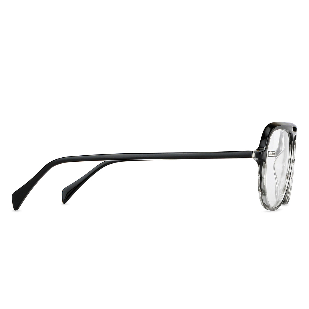 Vincent Chase Online Black Full Rim Aviator left side
