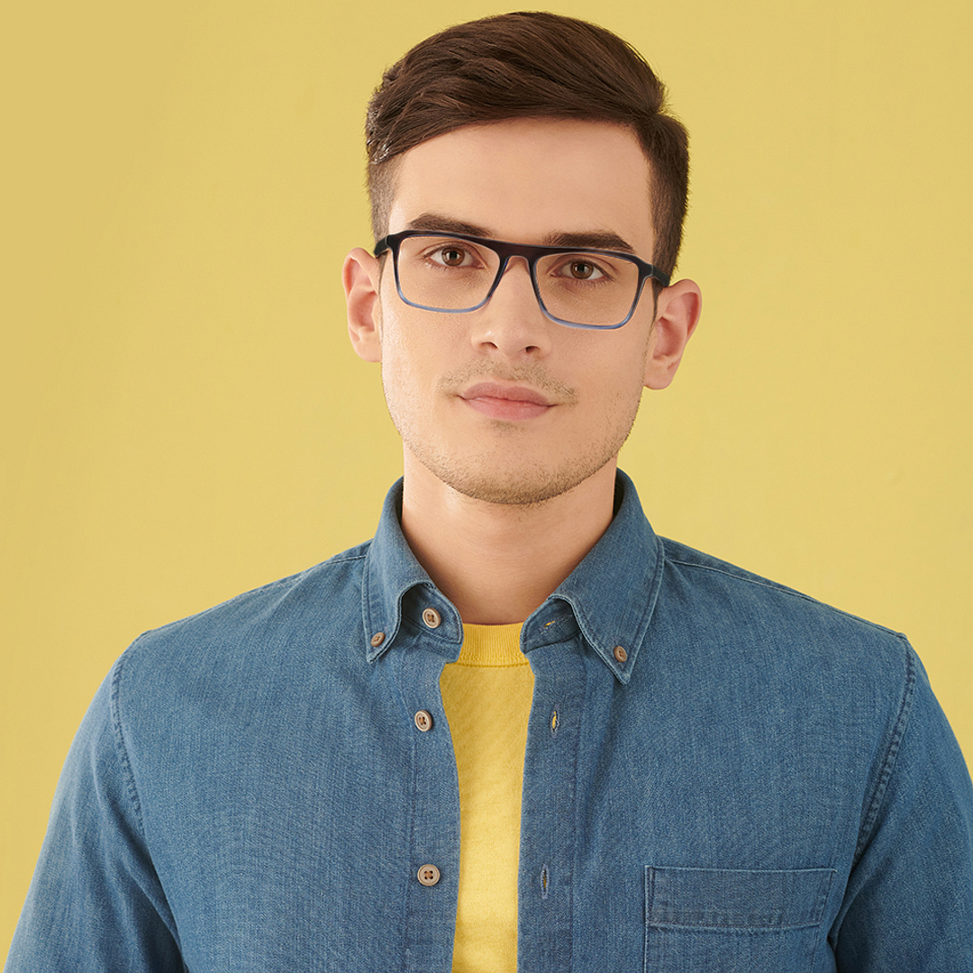 Vincent Chase Online Brown Transparent Full Rim Rectangle left side