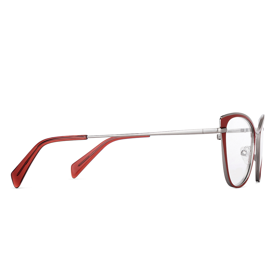 Vincent Chase Online Mid Gunmetal Full Rim Cat Eye left side