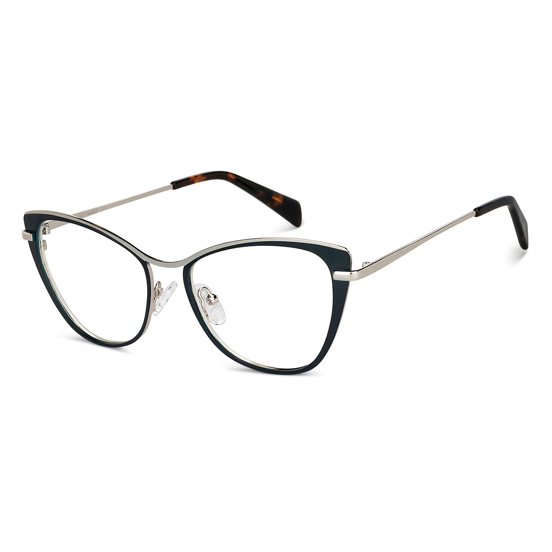 Vincent Chase Online Silver Full Rim Cat Eye right side