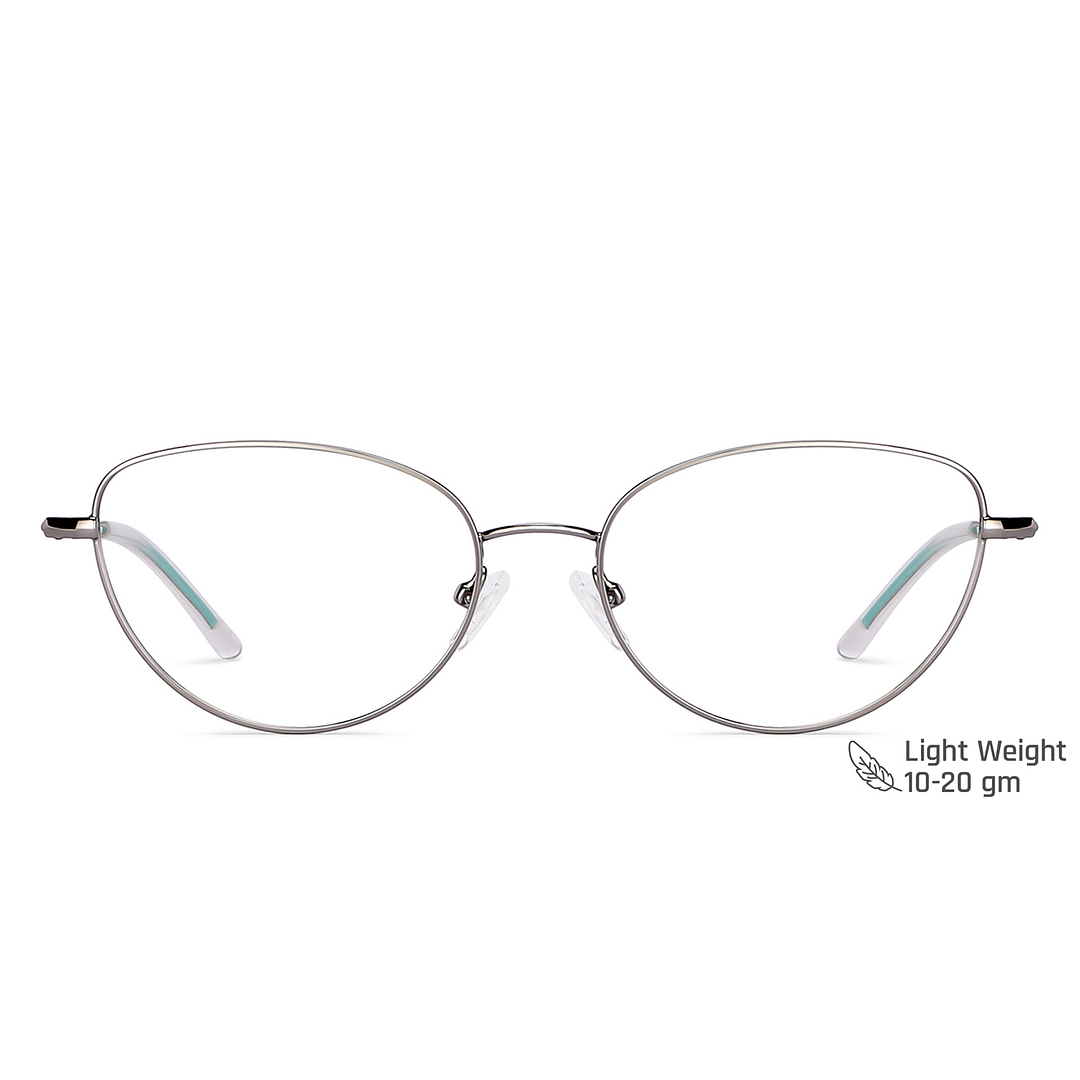 Vincent Chase Online Mid Gunmetal Full Rim Cat Eye left side