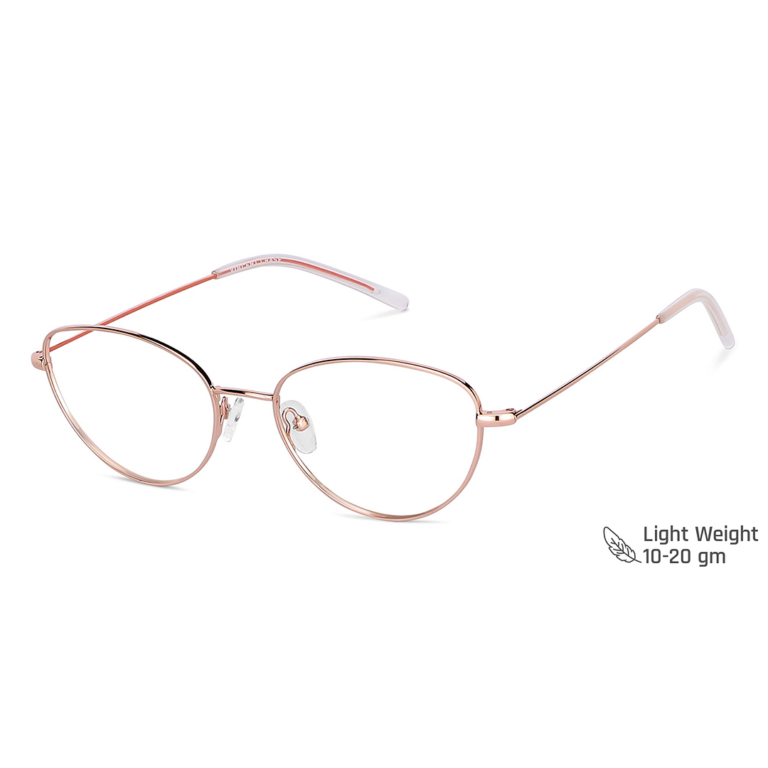 Vincent Chase Online Rose Gold Full Rim Cat Eye right side