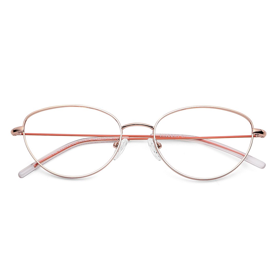 Vincent Chase Online Rose Gold Full Rim Cat Eye left side