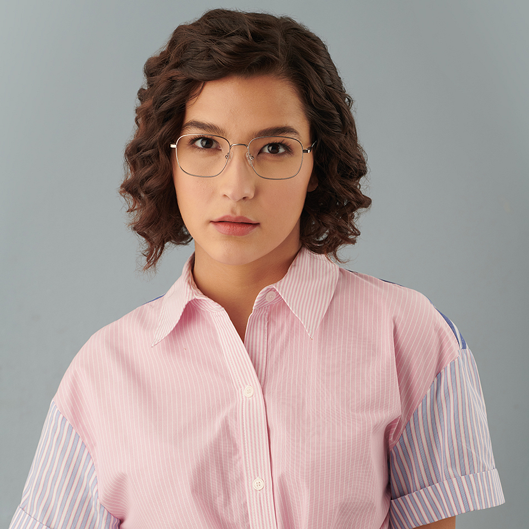 Vincent Chase Online Mid Gunmetal Full Rim Square left side