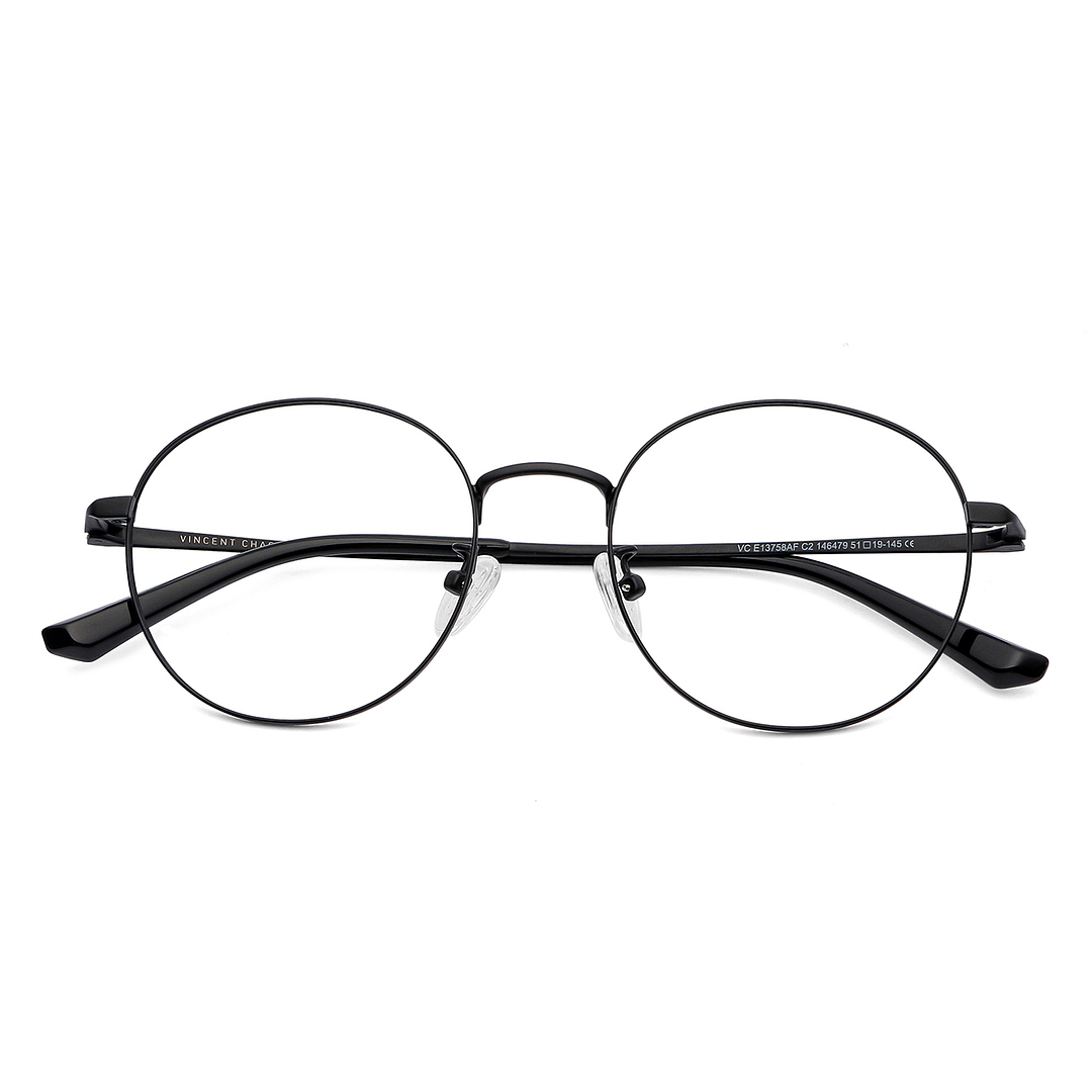 Vincent Chase Online Black Full Rim Round left side