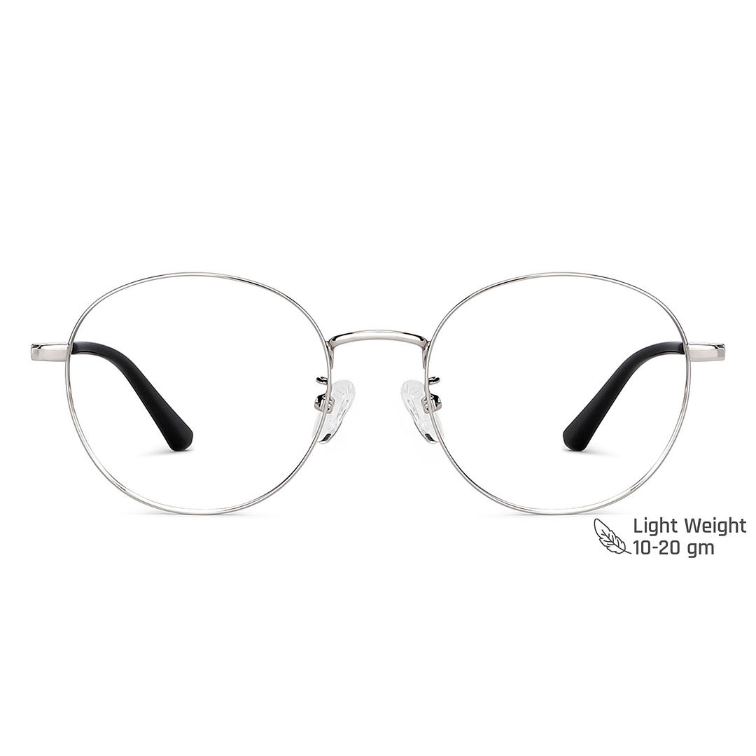 Vincent Chase Online Silver Full Rim Round right side