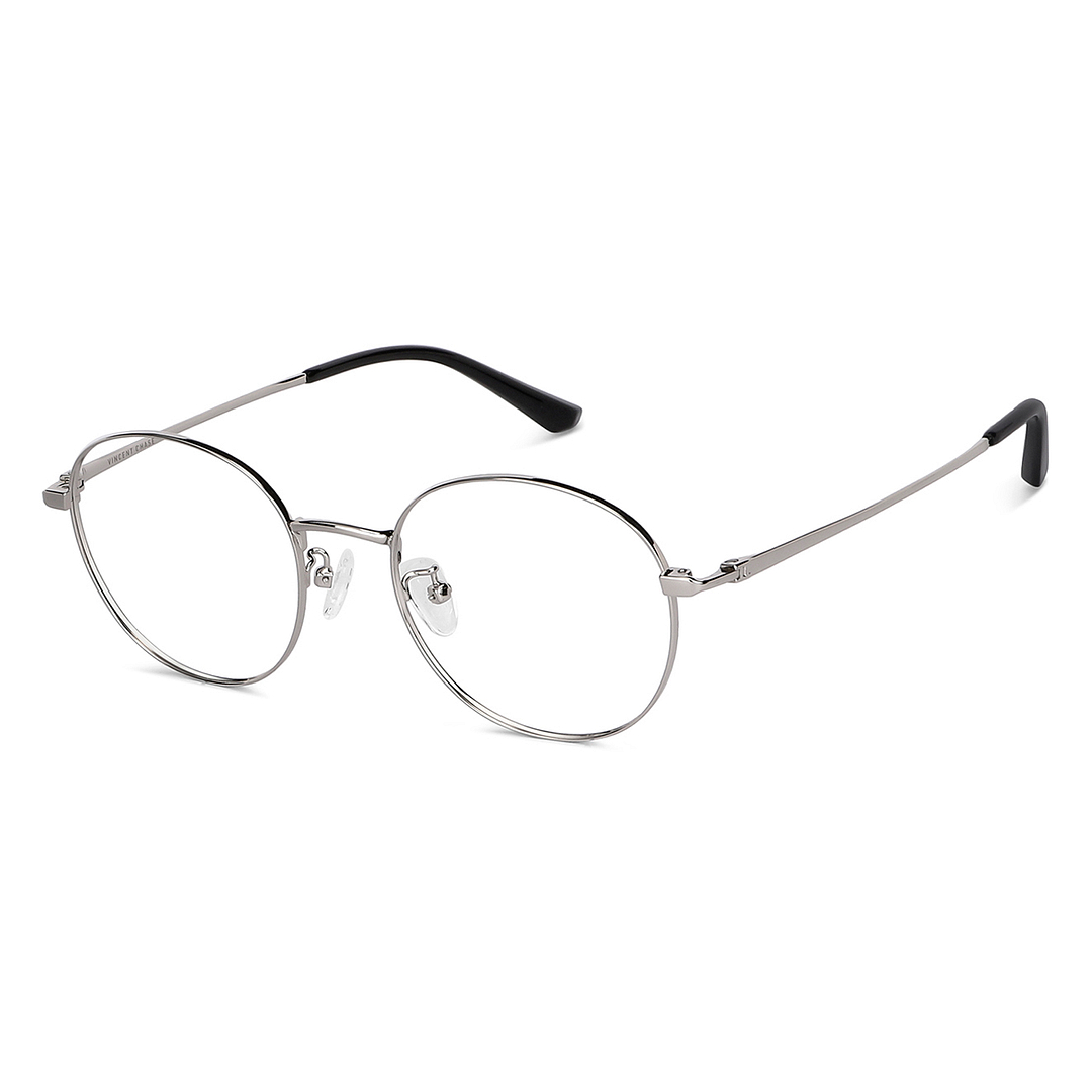 Vincent Chase Online Silver Full Rim Round right side
