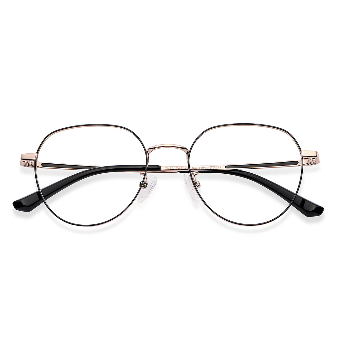 Vincent Chase Online Black Full Rim Round left side