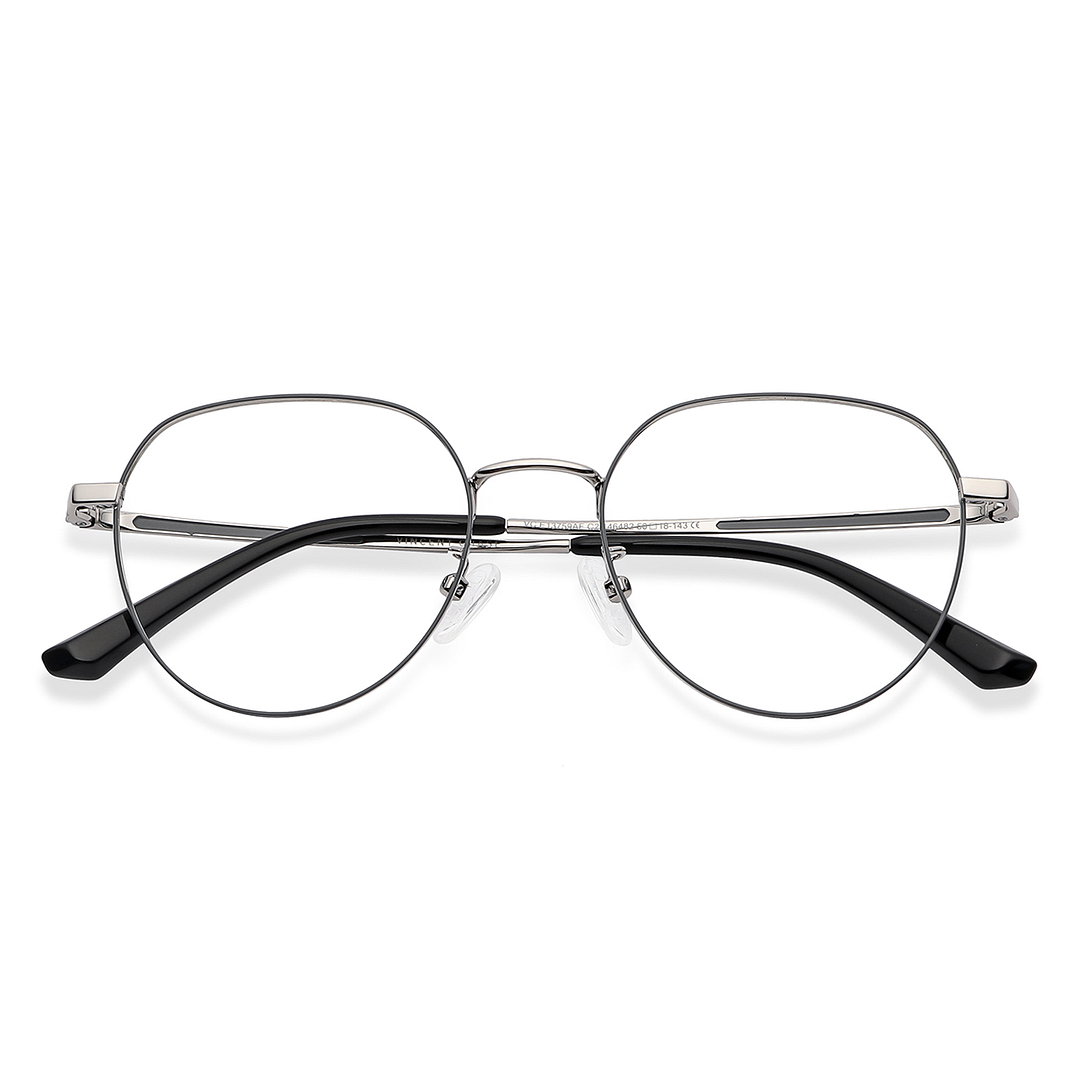 Vincent Chase Online Mid Gunmetal Full Rim Round left side