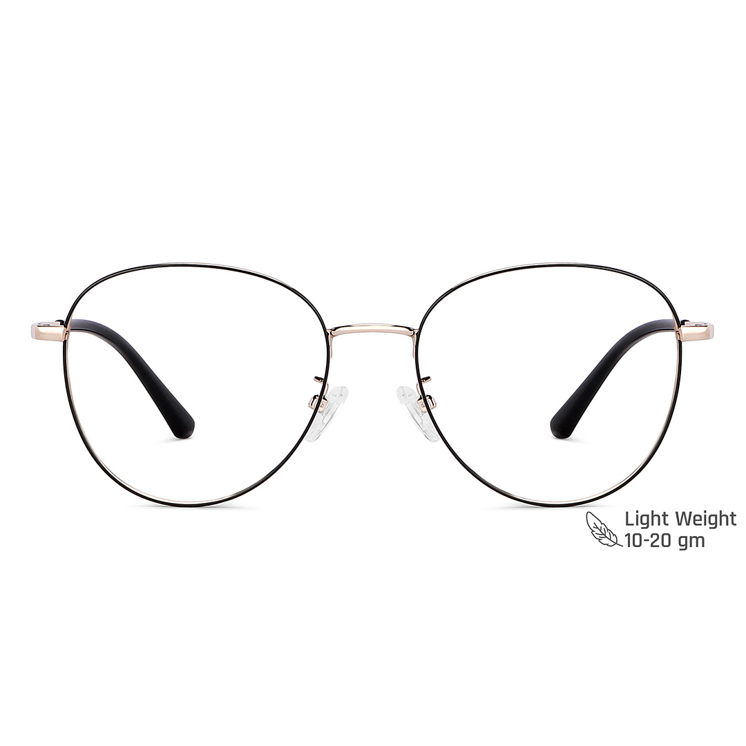 Vincent Chase Online Black Full Rim Round right side