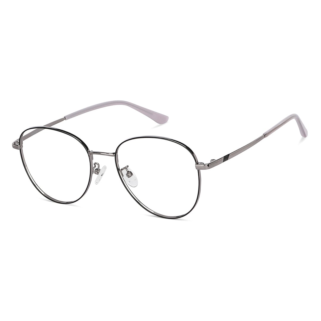 Vincent Chase Online Dark Gunmetal Full Rim Round right side
