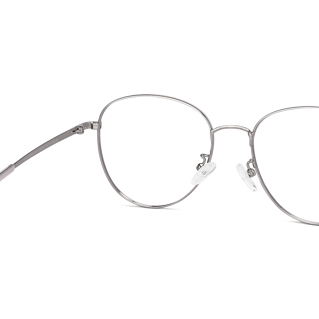 Vincent Chase Online Dark Gunmetal Full Rim Round right side