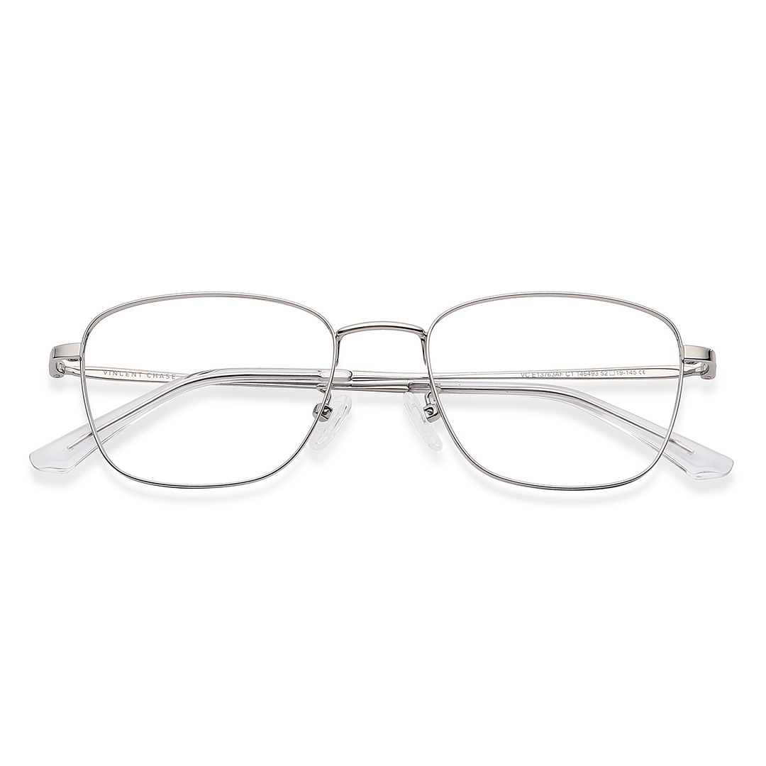 Vincent Chase Online Silver Full Rim Square left side