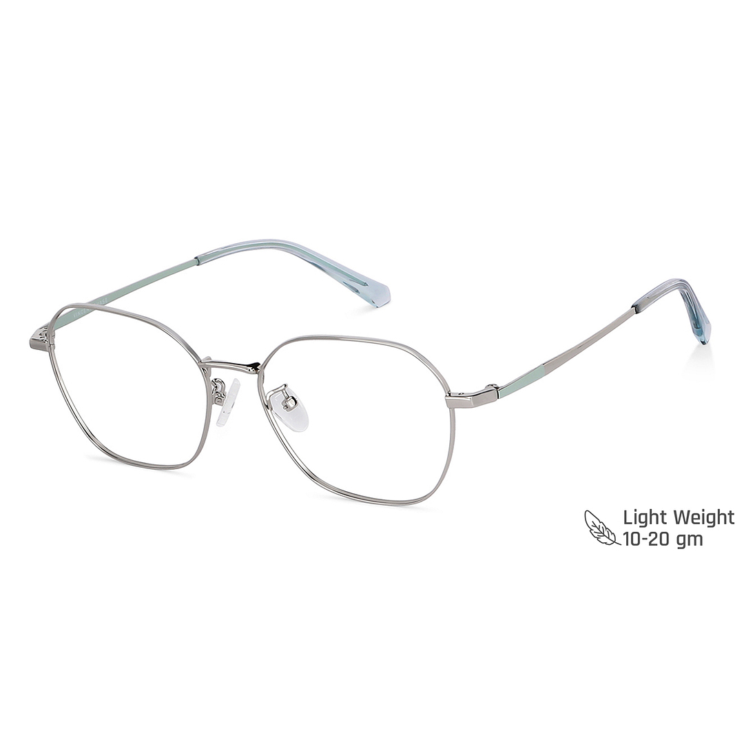 Vincent Chase Online Mid Gunmetal Full Rim Geometric left side