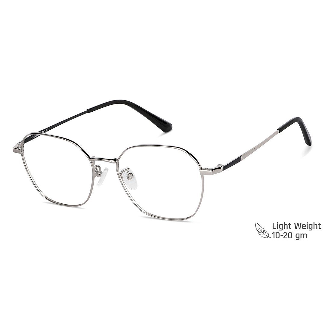 Vincent Chase Online Mid Gunmetal Full Rim Geometric left side