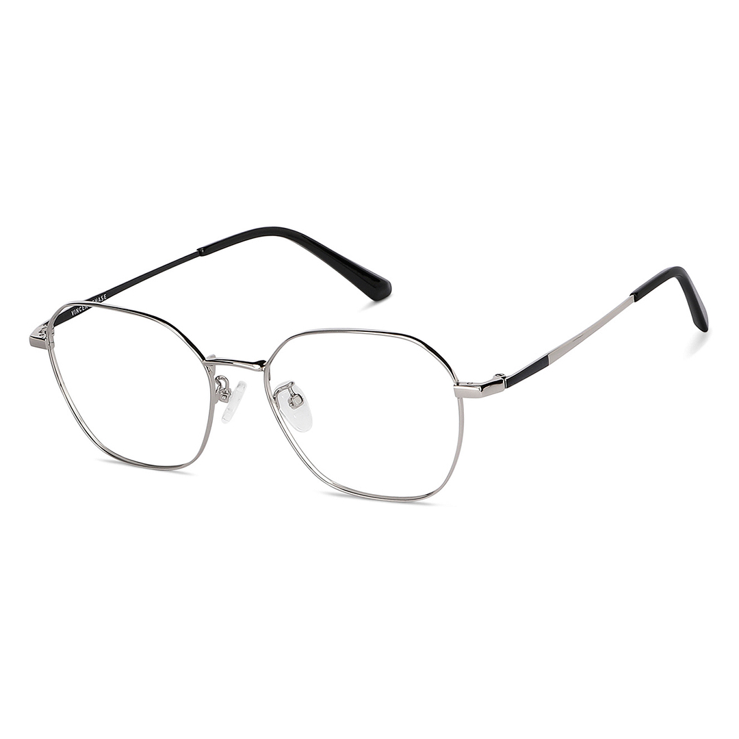 Vincent Chase Online Mid Gunmetal Full Rim Geometric left side