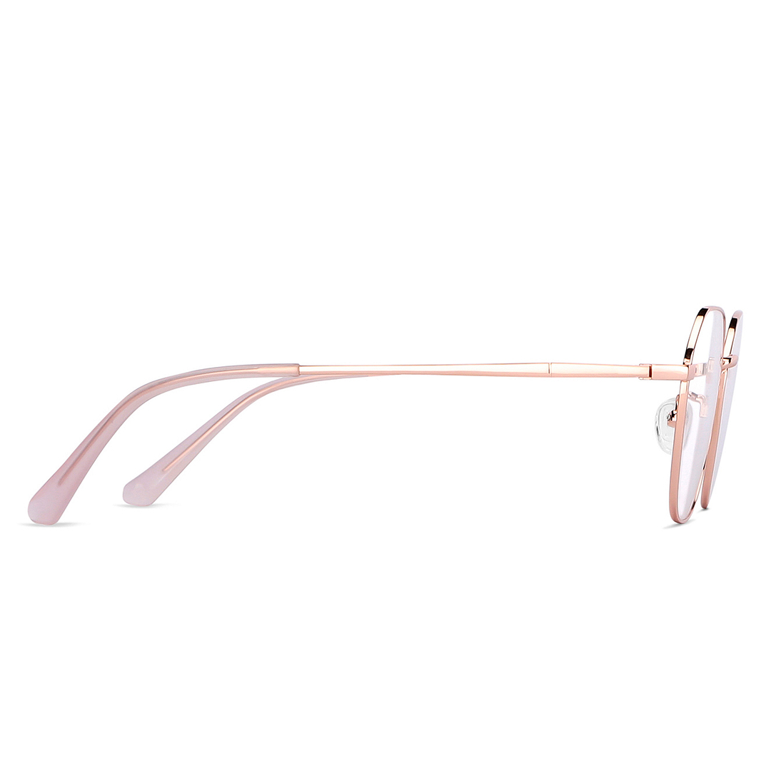 Vincent Chase Online Rose Gold Full Rim Geometric left side