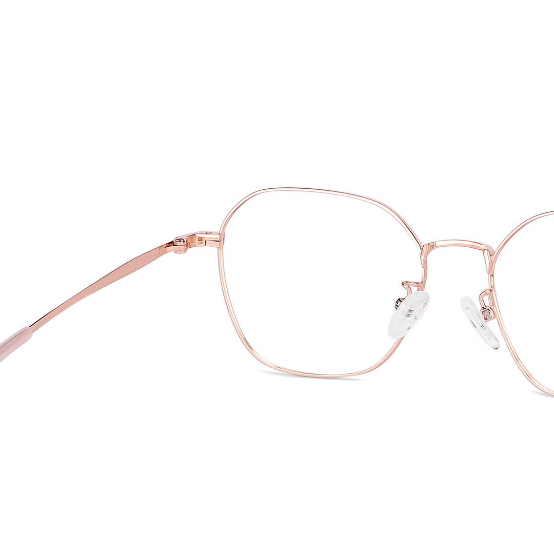 Vincent Chase Online Rose Gold Full Rim Geometric right side