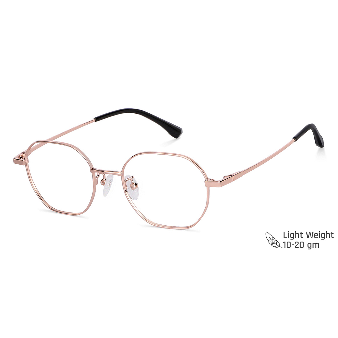 Vincent Chase Online Gold Full Rim Geometric left side