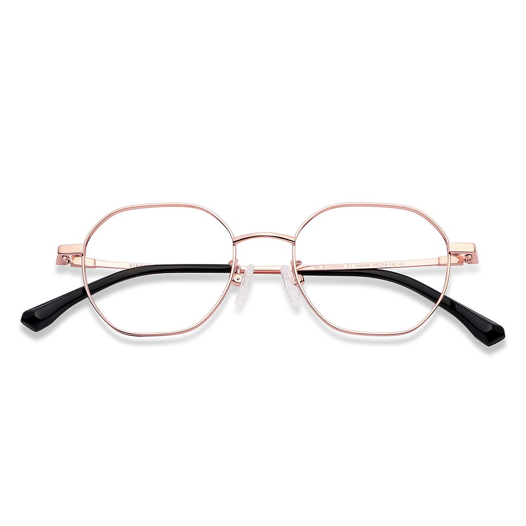 Vincent Chase Online Gold Full Rim Geometric left side