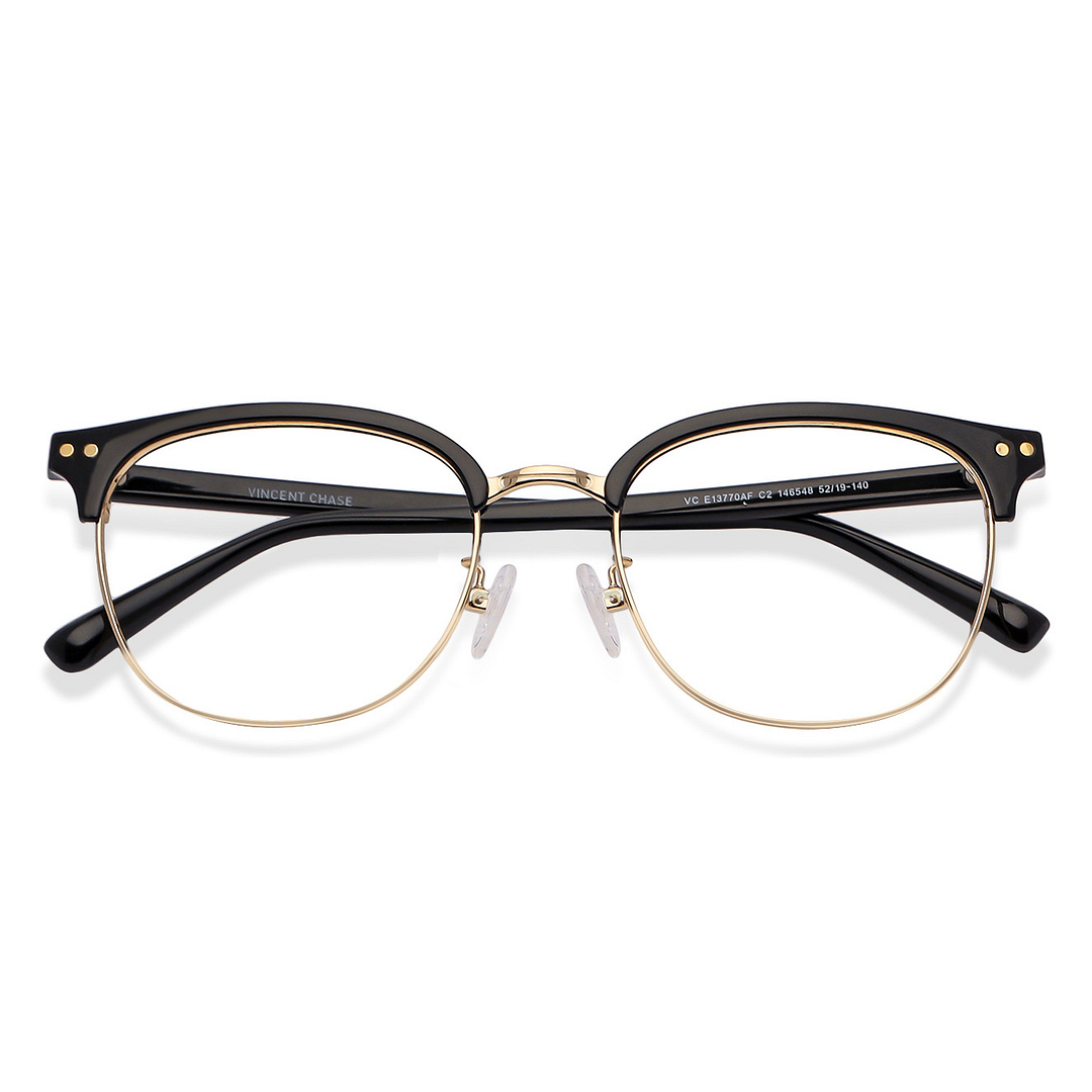 Vincent Chase Online Black Full Rim Clubmaster left side