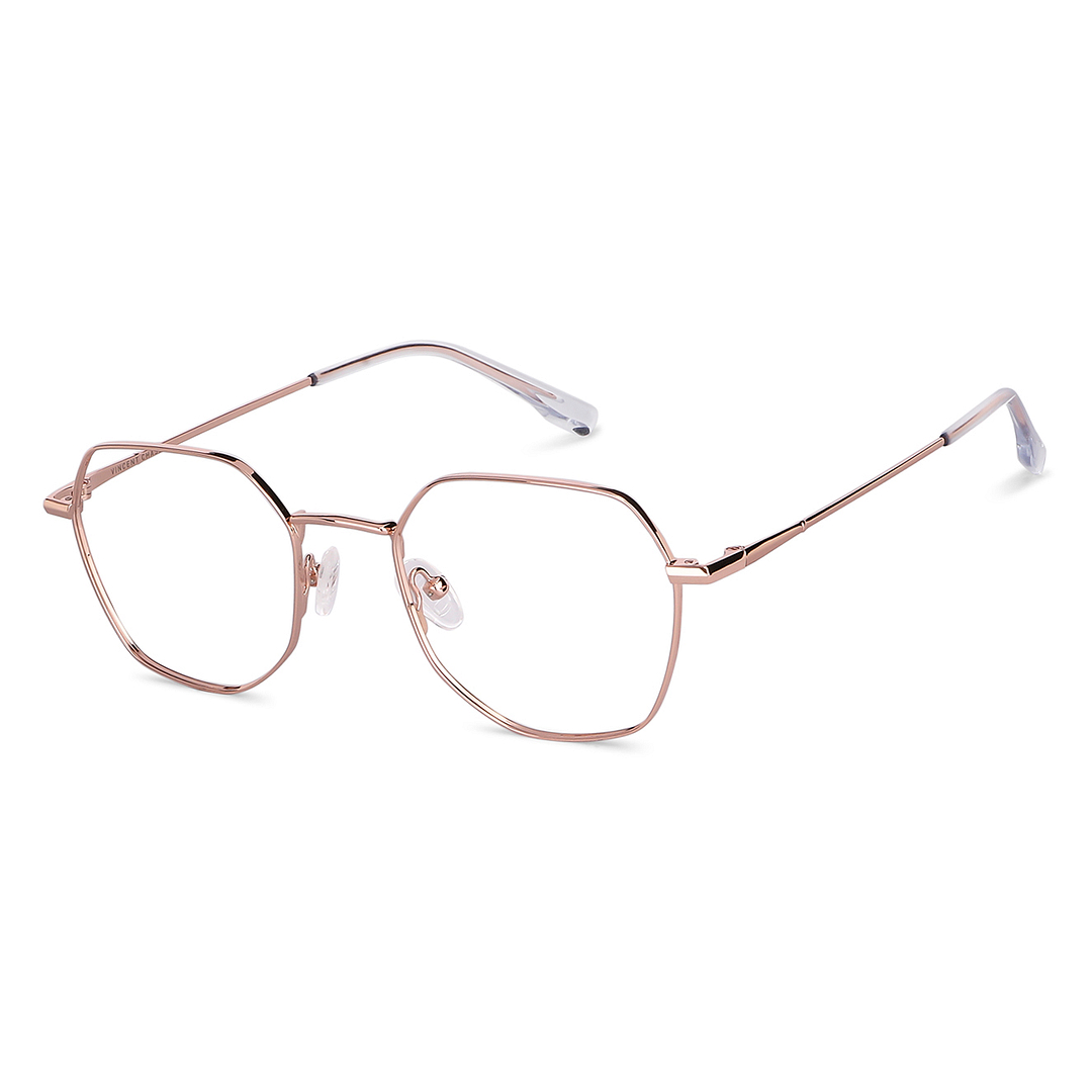 Vincent Chase Gold Full Rim Geometric right side