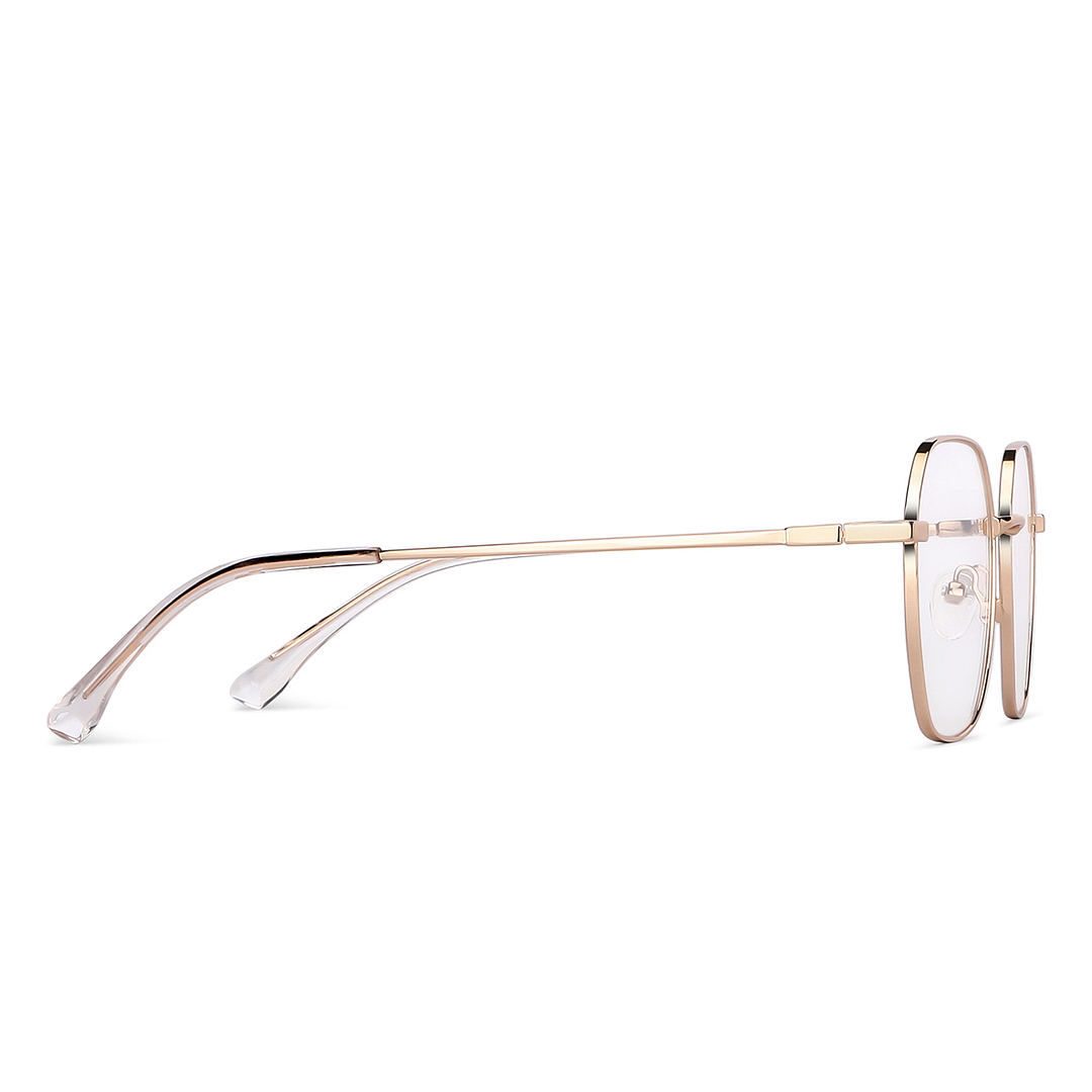 Vincent Chase Online Gold Full Rim Geometric left side