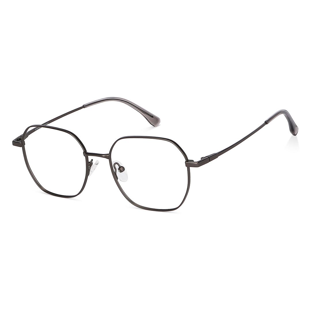 Vincent Chase Mid Gunmetal Full Rim Geometric right side