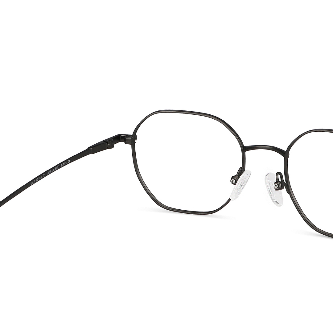 Vincent Chase Mid Gunmetal Full Rim Geometric right side