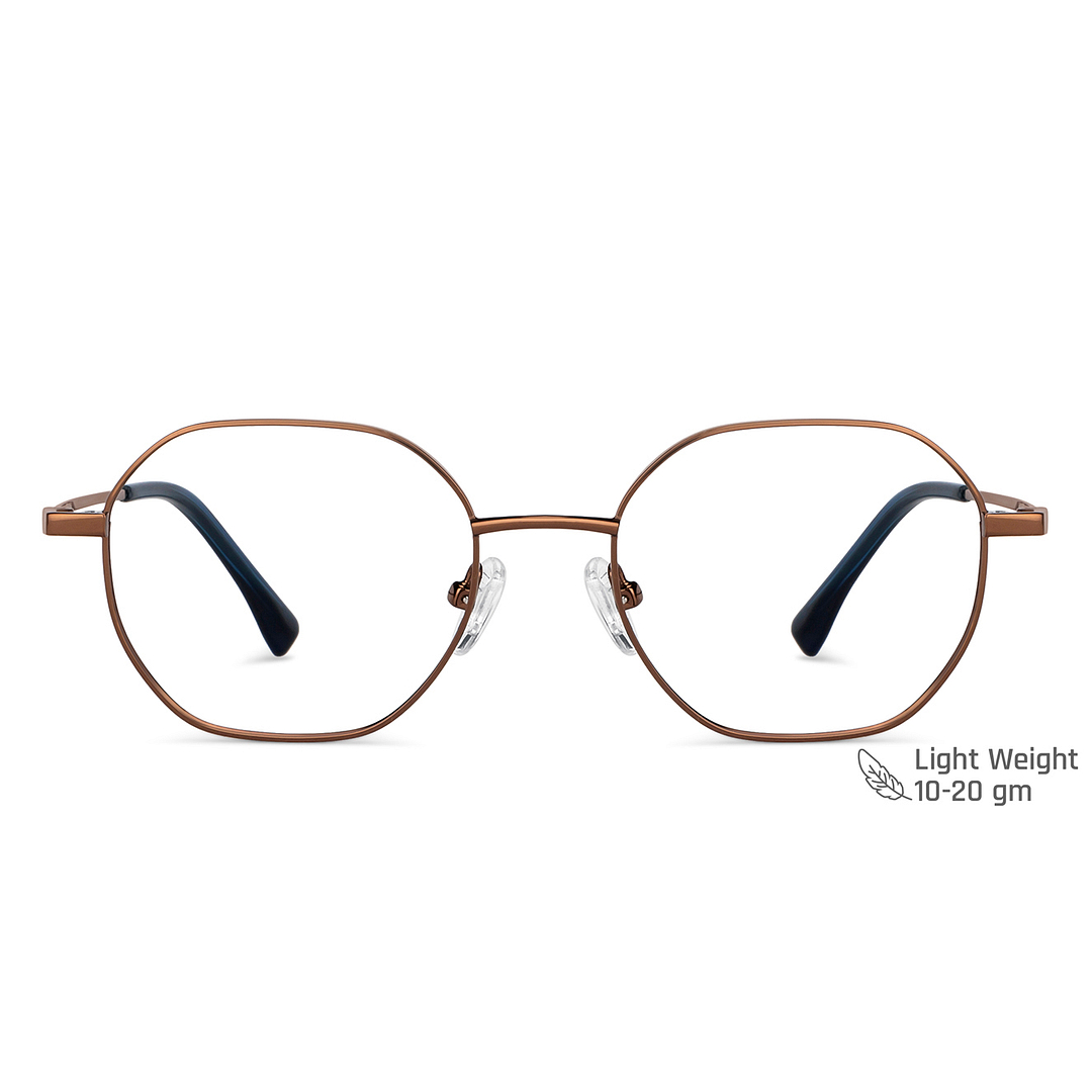 Vincent Chase Dark Brown Full Rim Geometric right side