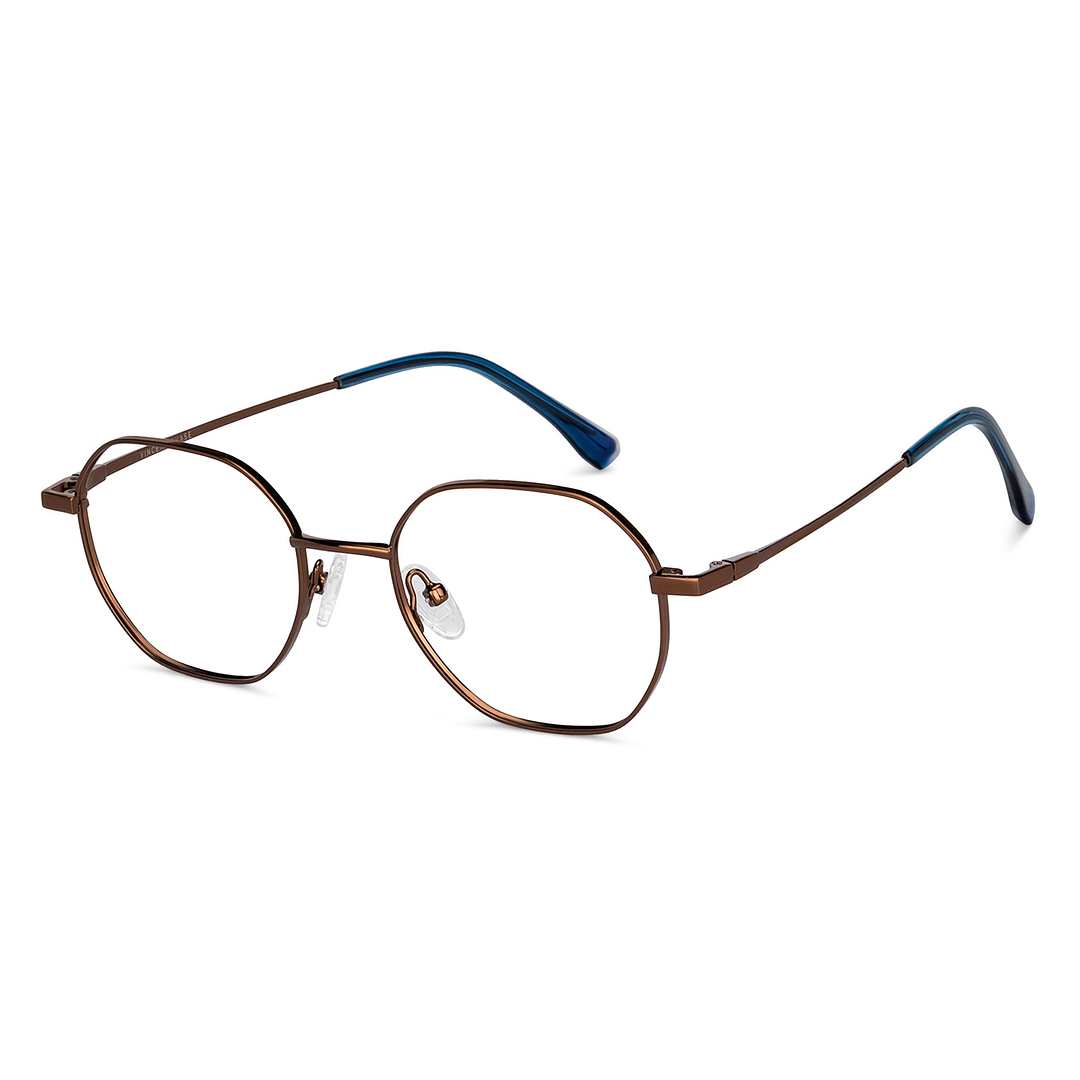 Vincent Chase Dark Brown Full Rim Geometric right side