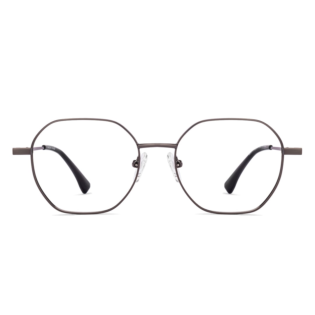 Vincent Chase Dark Gunmetal Full Rim Geometric right side