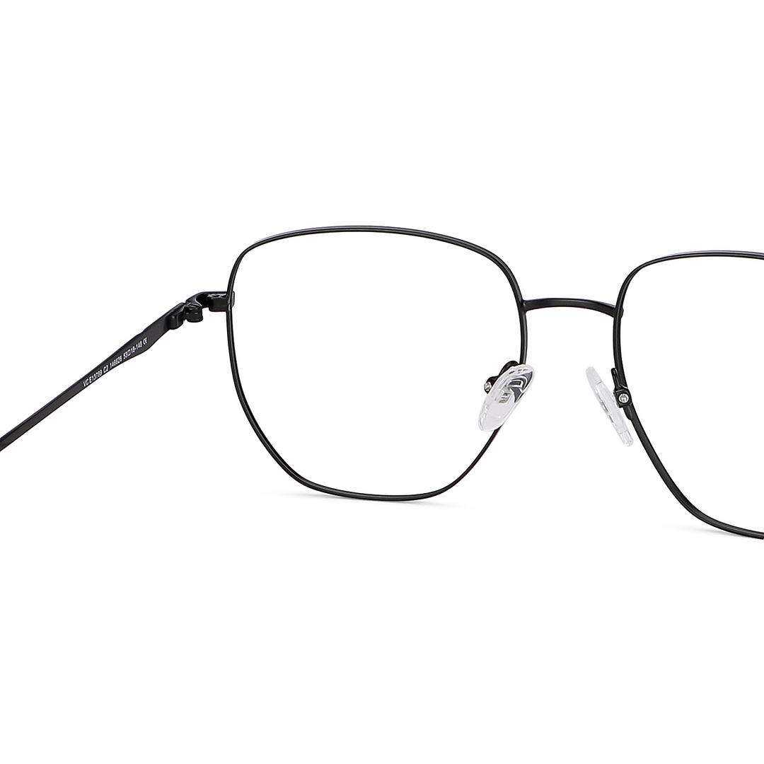 Vincent Chase Black Full Rim Geometric right side