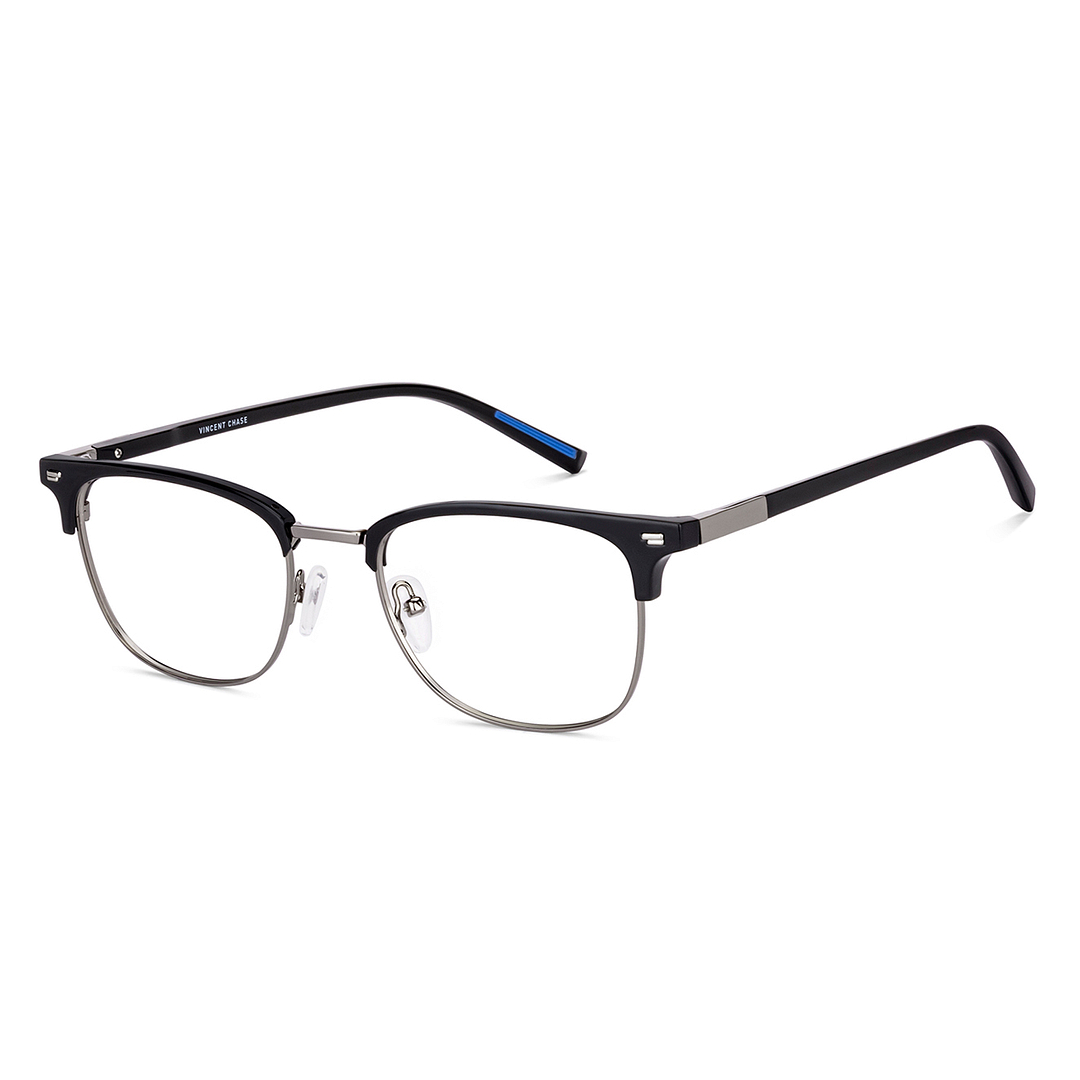 Vincent Chase Online Dark Gunmetal Full Rim Square right side