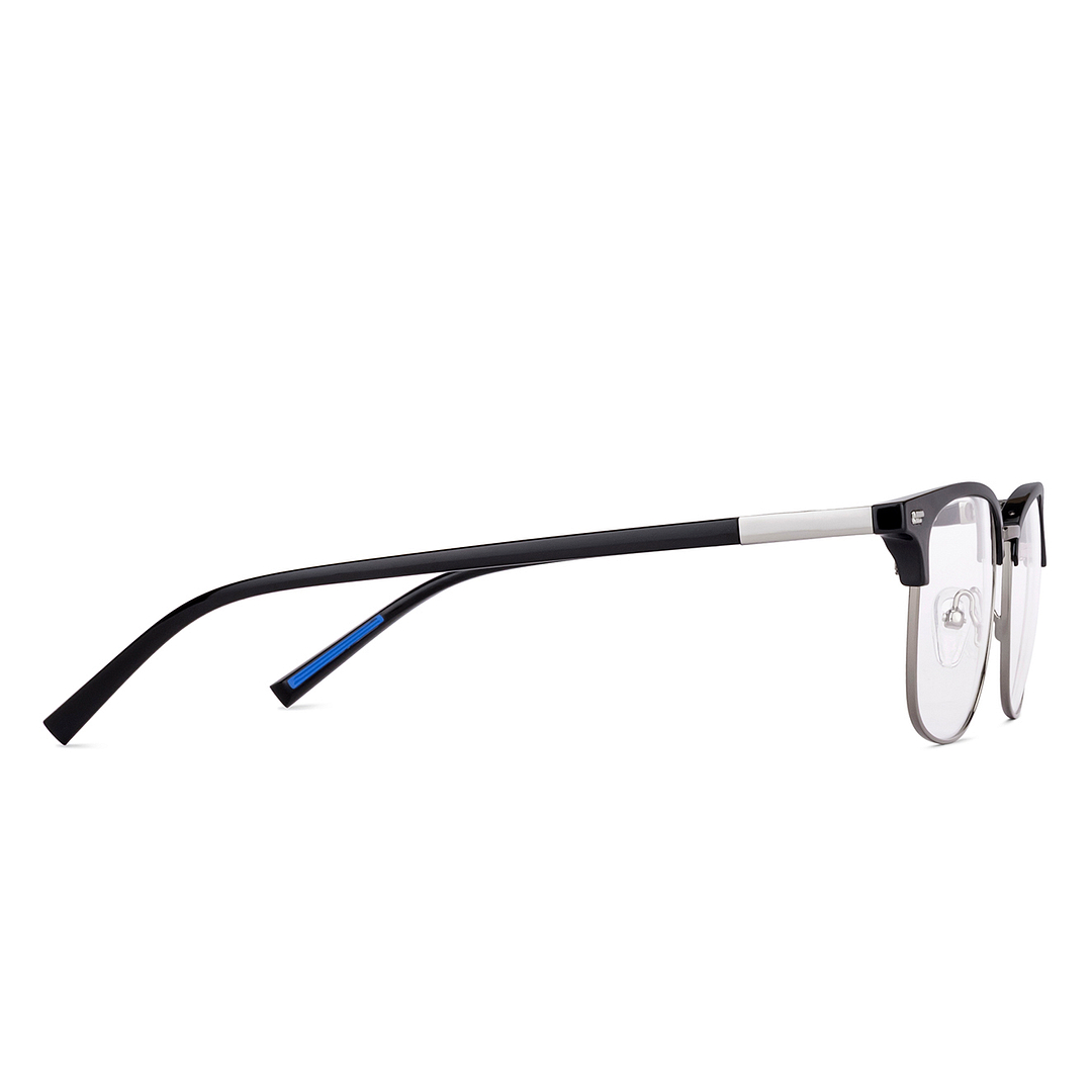 Vincent Chase Online Dark Gunmetal Full Rim Square left side