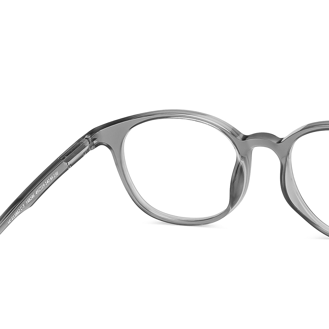 Vincent Chase Online Gray Transparent Full Rim Round right side