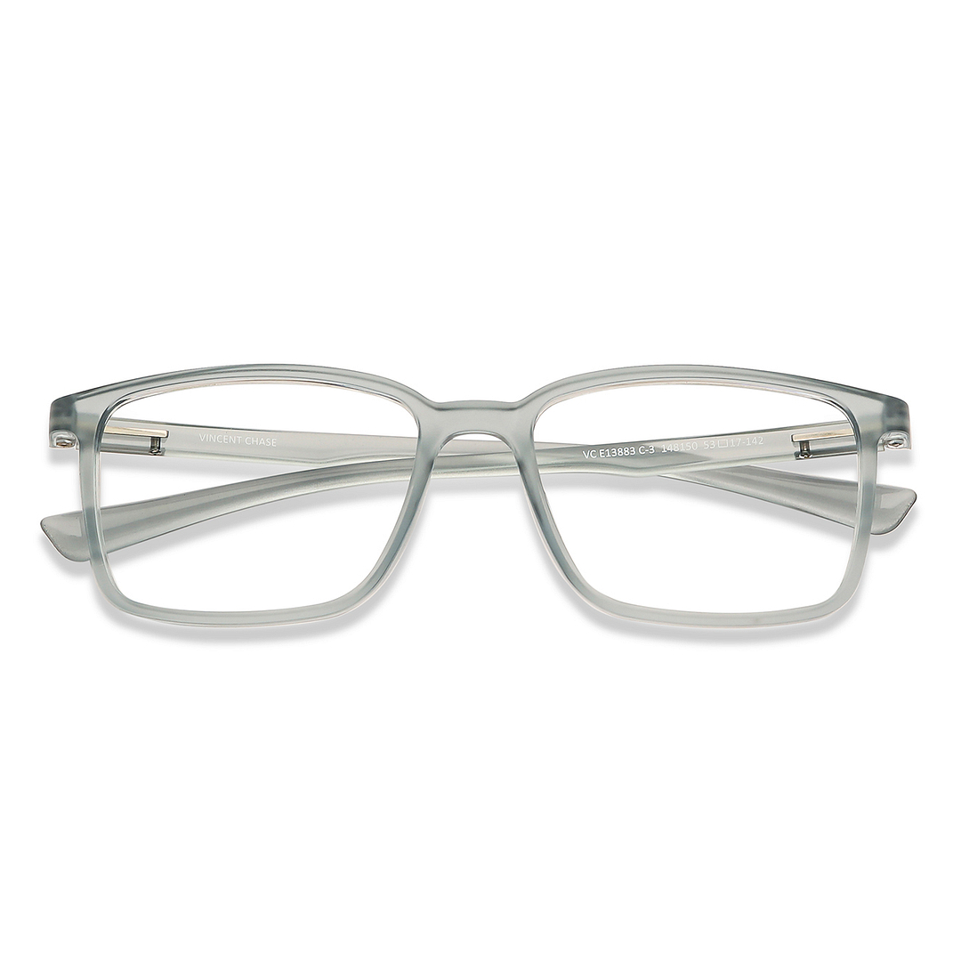 Vincent Chase Online Gray Transparent Full Rim Rectangle left side