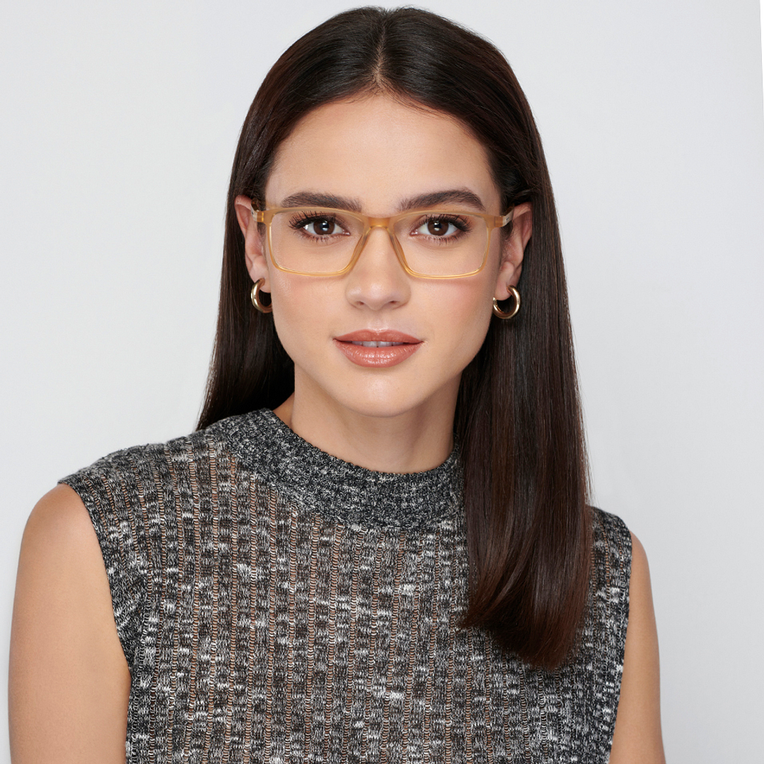 Vincent Chase Online Brown Transparent Full Rim Rectangle right side