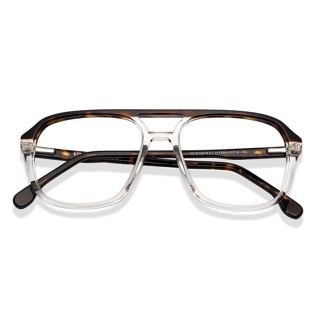 Vincent Chase Online Brown Transparent Full Rim Square left side