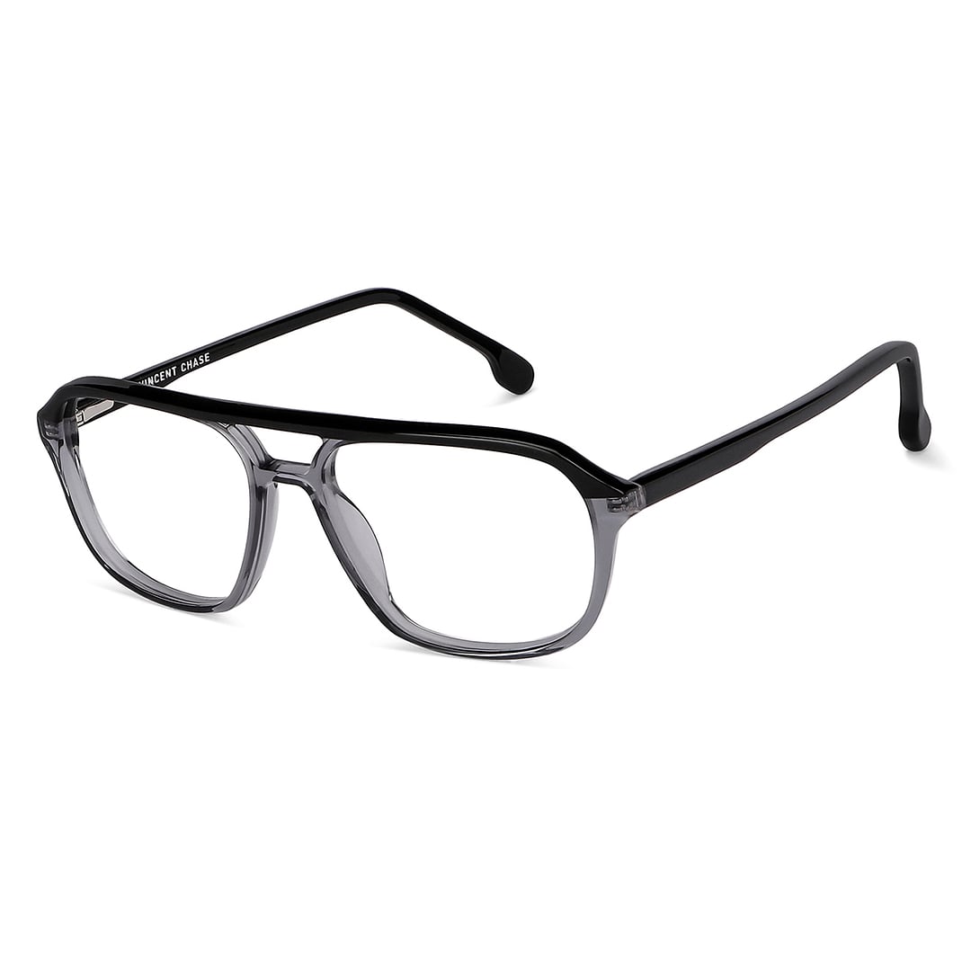 Vincent Chase Black Full Rim Square right side