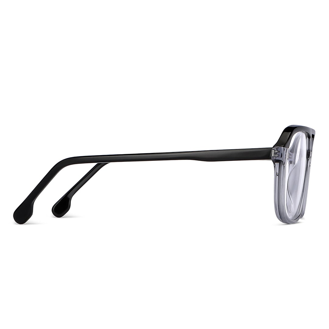 Vincent Chase Black Full Rim Square left side