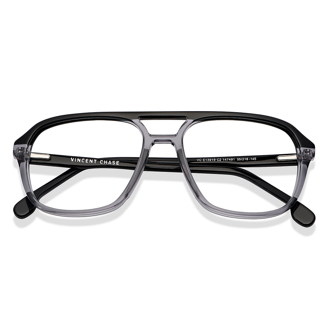 Vincent Chase Screen Glasses Black Full Rim Square left side