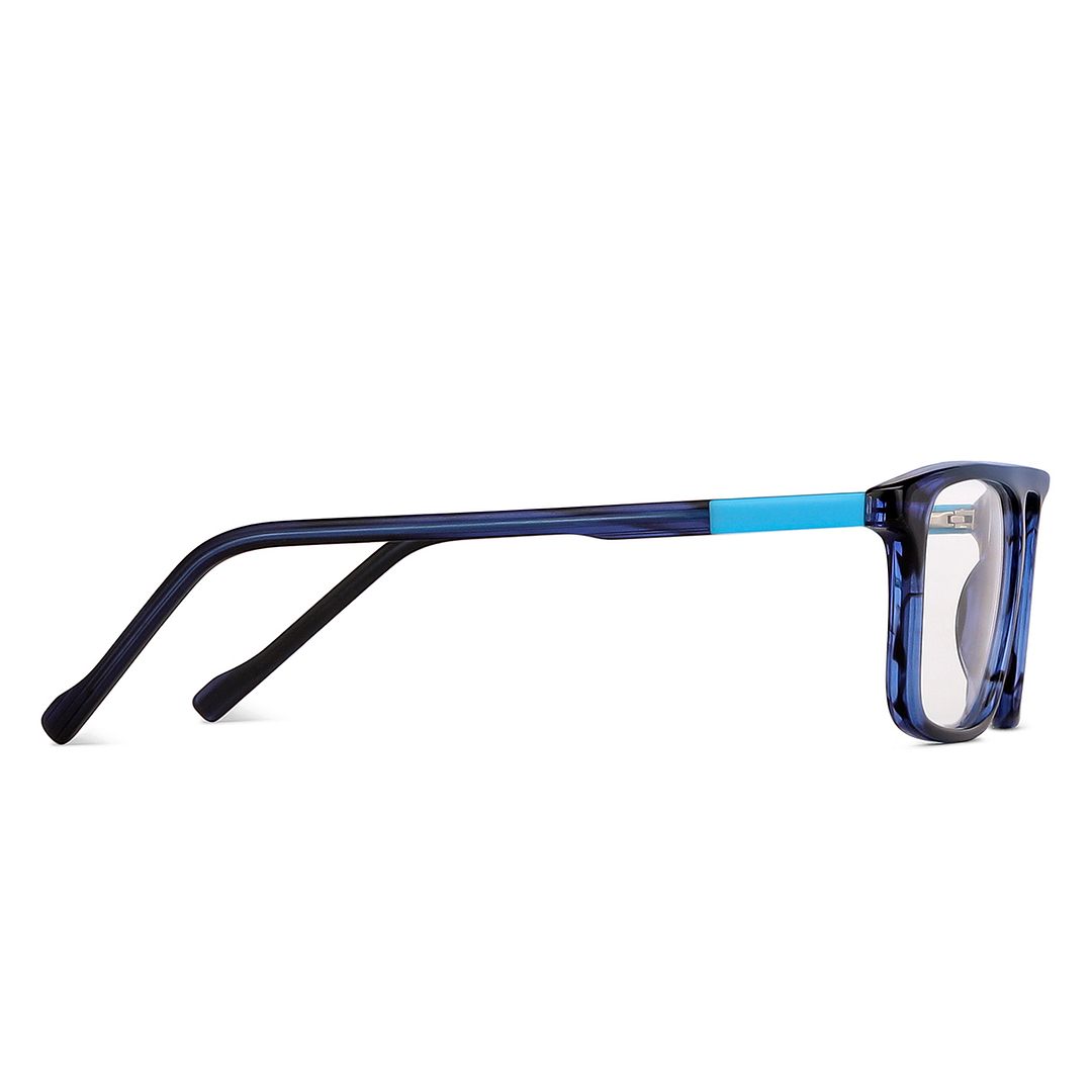 Vincent Chase Online Sky Blue Full Rim Rectangle left side