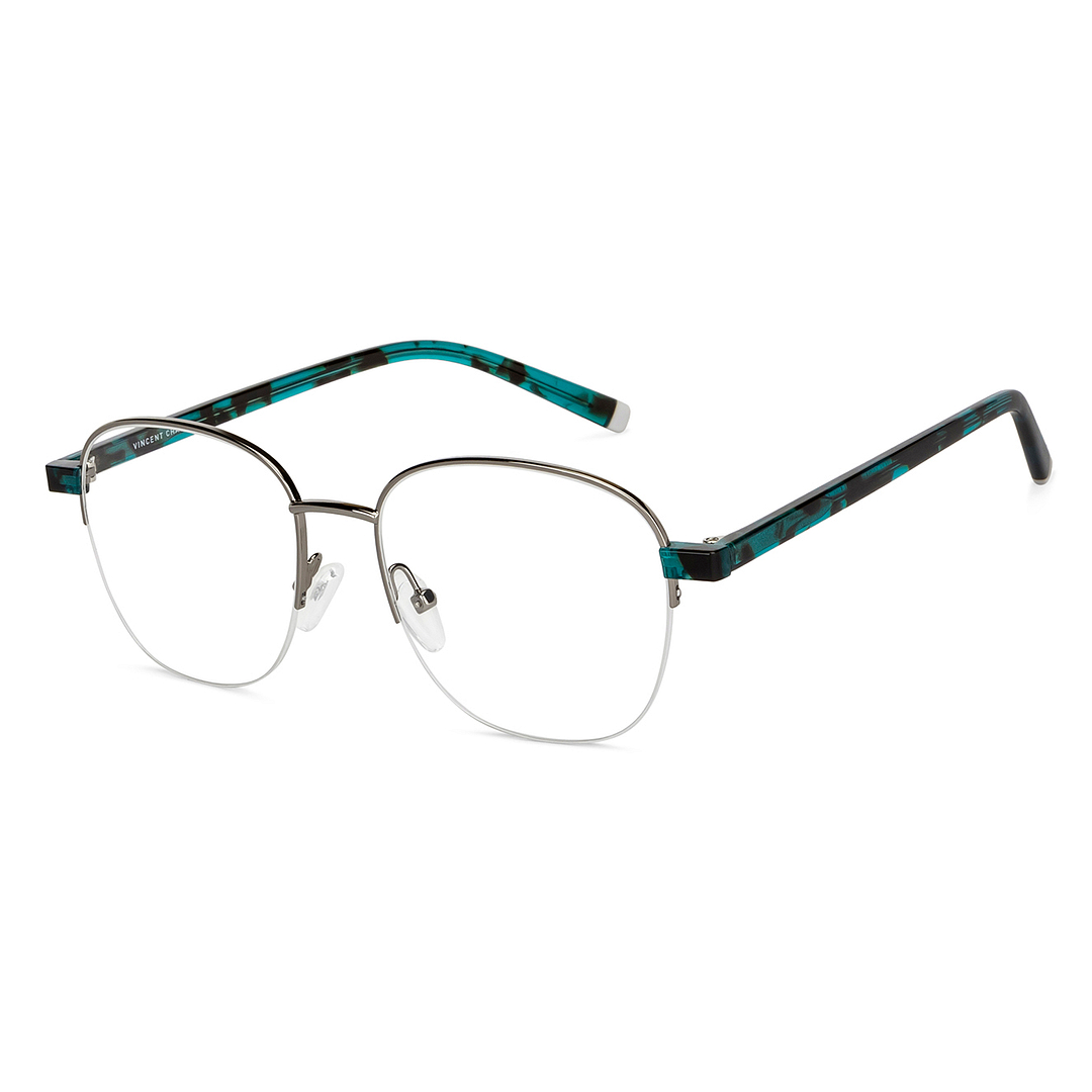 Vincent Chase Online Silver Half Rim Round right side