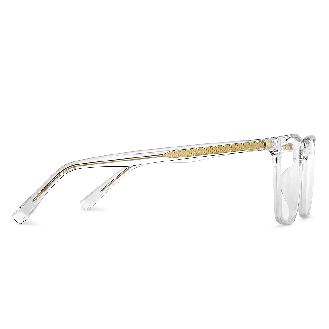 Vincent Chase Online Crystal Transparent Full Rim Square left side