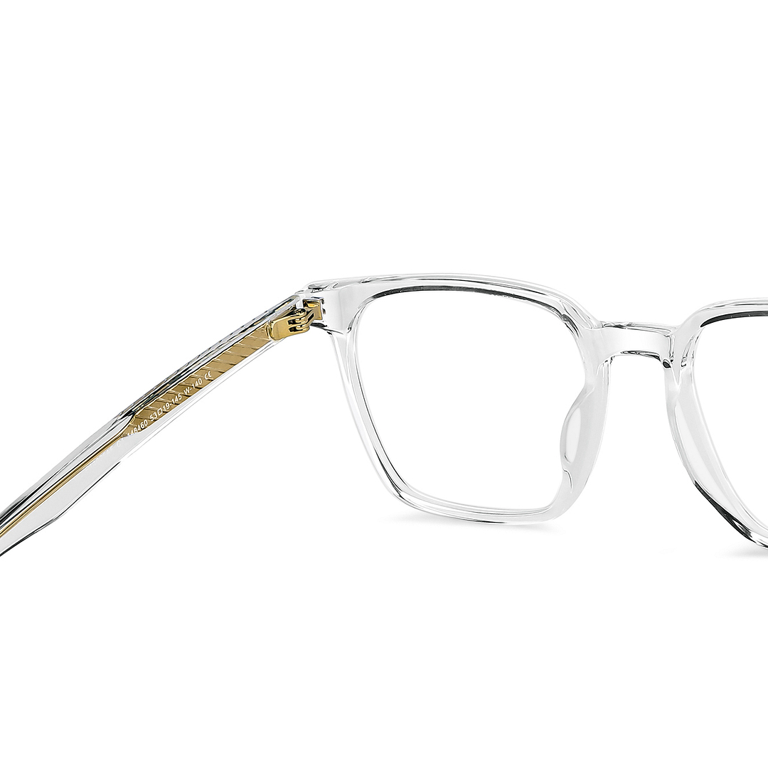 Vincent Chase Online Crystal Transparent Full Rim Square right side