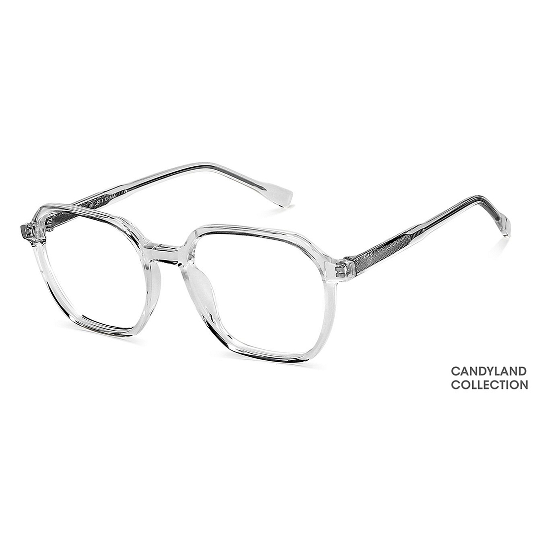 Vincent Chase Online Crystal Transparent Full Rim Geometric right side